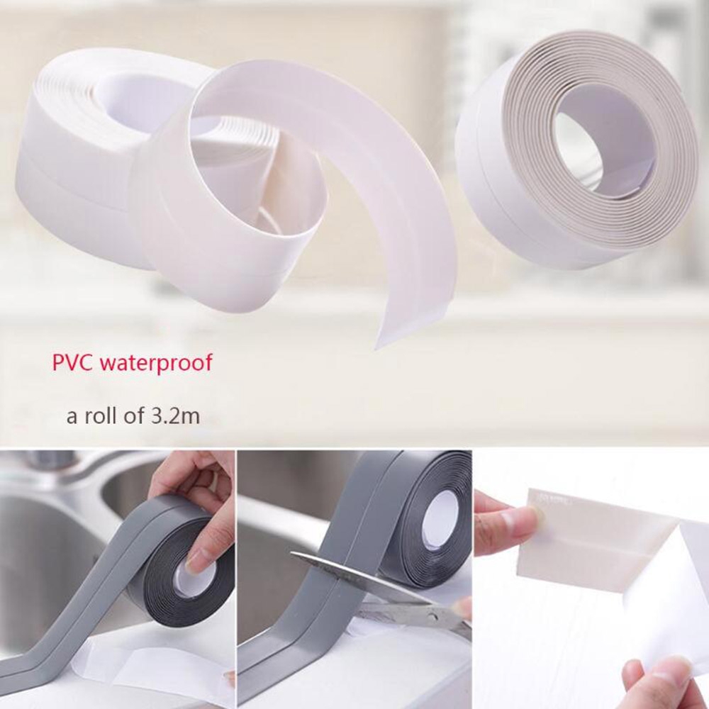 Leisure Strip Bathtub gap sticker Sink Stove Mould Proof sealant Tape