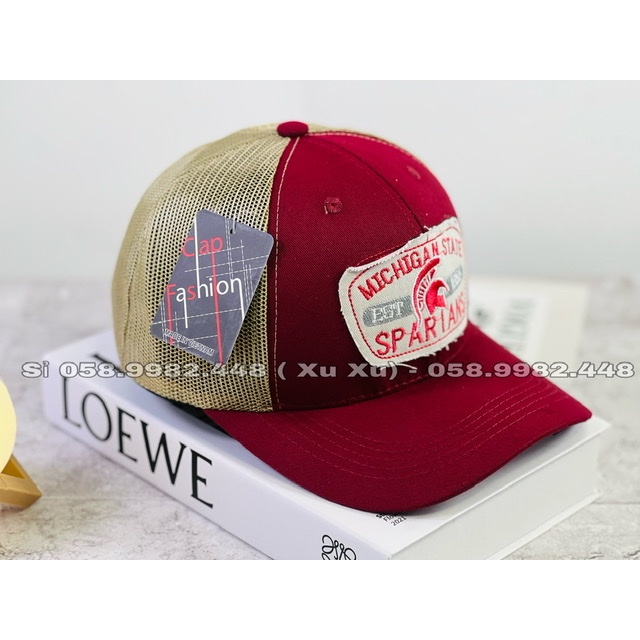 Nón kết phối lưới thêu thổ dân thoáng mát thể thao nam nữ