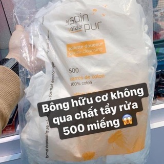 Bông tẩy trang Pháp 500 miếng