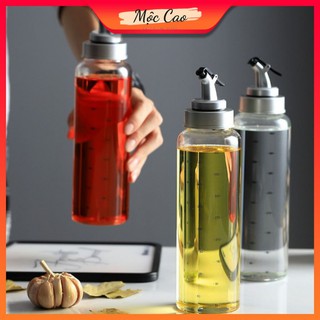 Chai đựng dầu ăn. chai thủy tinh 300ml, 500ml tiện dụng cho phòng ăn, nhà bếp