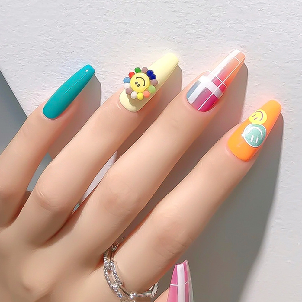 Hộp Đá Đính Móng Tay 3D Trang Trí Đáng Yêu Thời Trang