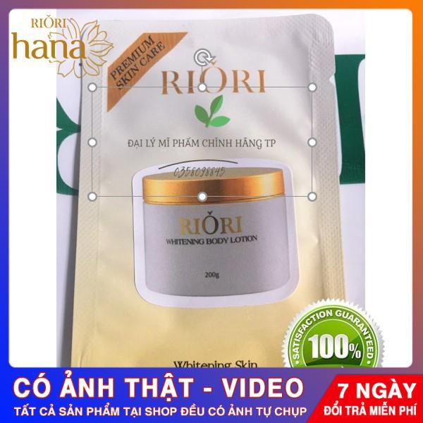 [CHÍNH HÃNG] Kem Body Trắng Da RIORI Whitening Body Lotion - Gói Test Làm mềm mịn và trắng da tự nhiên an toàn