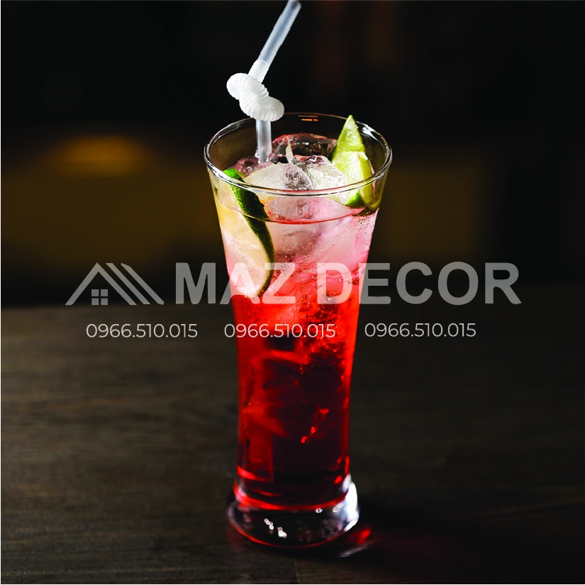 Giá xưởng Bộ 6 ly sinh tố nước ép miệng loe tinh tế ES4001 350ml