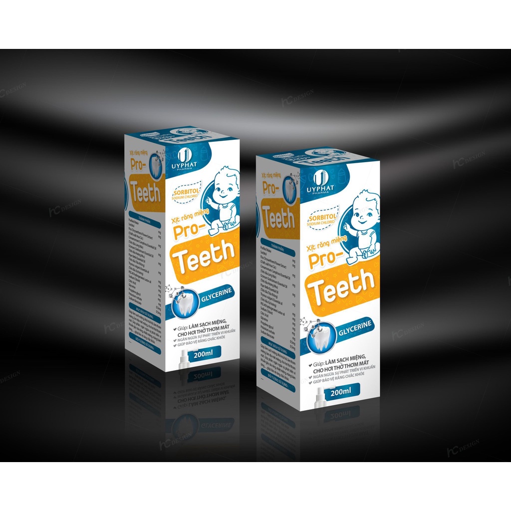 Xịt chống sâu răng cho bé Pro Teeth - An toàn, nuốt được cho bé từ 1 tuổi tặng kèm bàn chải &amp; kem đánh răng cho bé