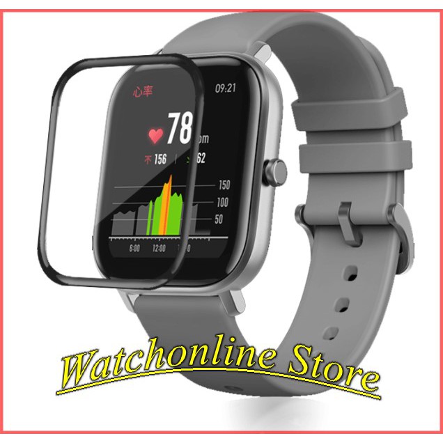 Cường lực dẻo 3D cho đồng hồ Amazfit Bip 3 Bip 3 pro GTS 4 mini GTS 3- Dán full màn hình cho GTS 2 / Comi P8 GTS 2 mini