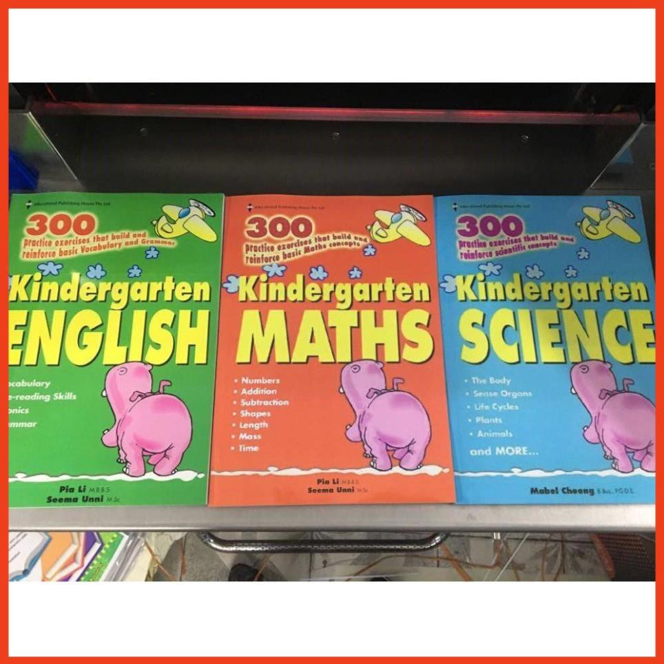 Combo 300 KINDERGARTEN MATH TIẾNG ANH
