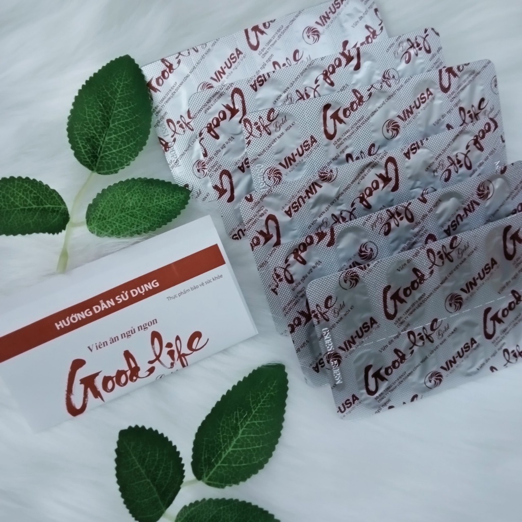 Good life Gold, viên ăn ngủ ngon, giúp an thần, giảm mất ngủ, ngủ sâu giấc
