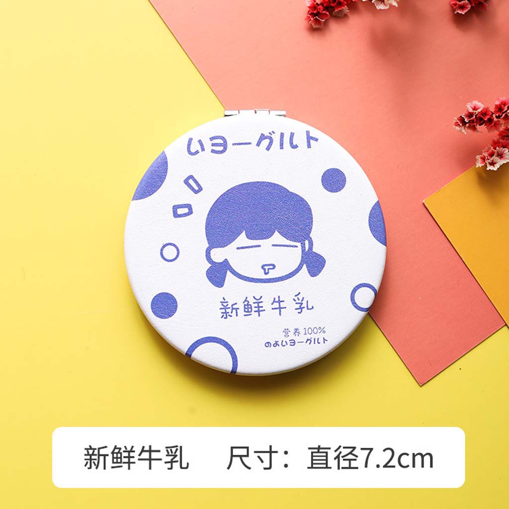 Gương Mini Cầm Tay 2 Mặt Hàn Quốc Siêu Xinh Loại 2