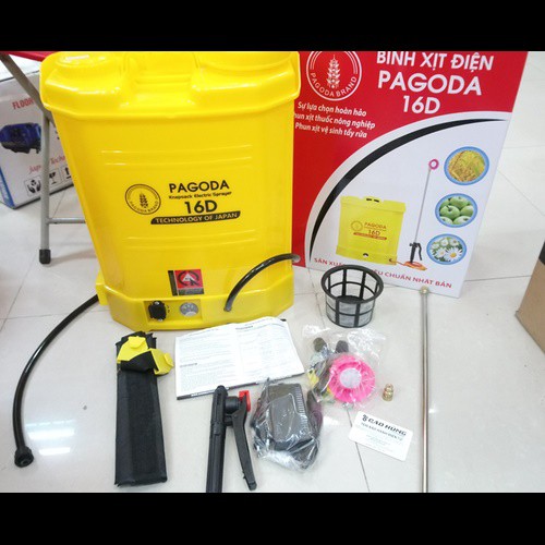 Bình phun thuốc trừ sâu, bình tưới lan điện cơ thương hiệu Nhật Bình