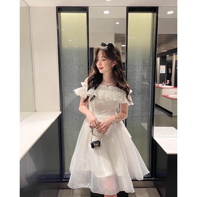 Váy 2 dây trễ vai little