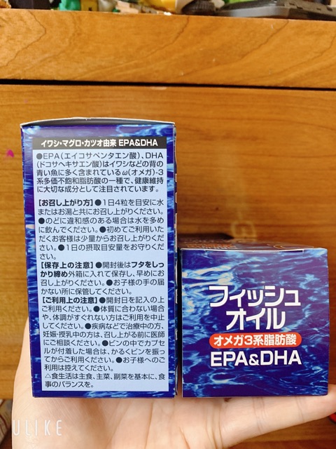 [ Date T9/2022] Dầu cá Omega 3 - EPA & DHA - Hàng chuẩn nội địa Nhật | Thế Giới Skin Care