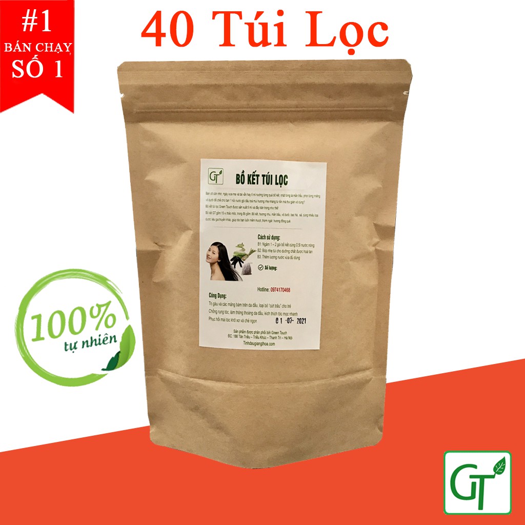 Bồ Kết Túi Lọc GT - Gội Đầu Dưỡng Tóc, Giảm Rụng Tóc, Kích Mọc Tóc