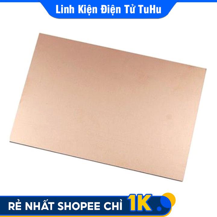 Phíp Đồng Thủy Tinh 1 Mặt PCB - FR4 Phíp Đồng Làm Mạch In Thủ Công 20x30cm