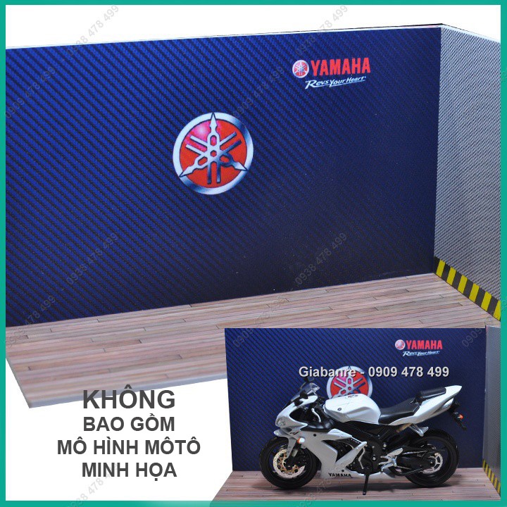 Mô Hình Garage Xe Motor Handmade Tỉ Lệ 1:12 - Không Bao Gồm Moto - 7045.9
