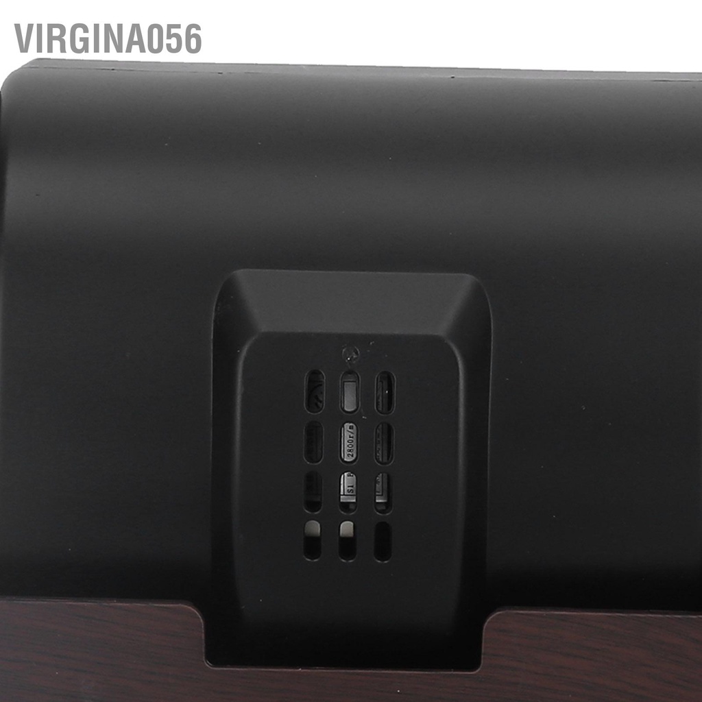 Virgina056 Quạt hạt gỗ nâu 3 bánh răng có thể điều chỉnh mini không cánh siêu im lặng di động CN Cắm 220V