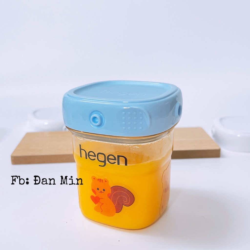 Nắp trữ sữa hegen, nắp đậy bình sữa hegen màu xanh hồng trắng xám chính hãng