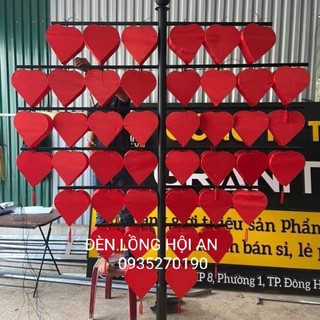 Đèn lồng  Hội An hình trái tim