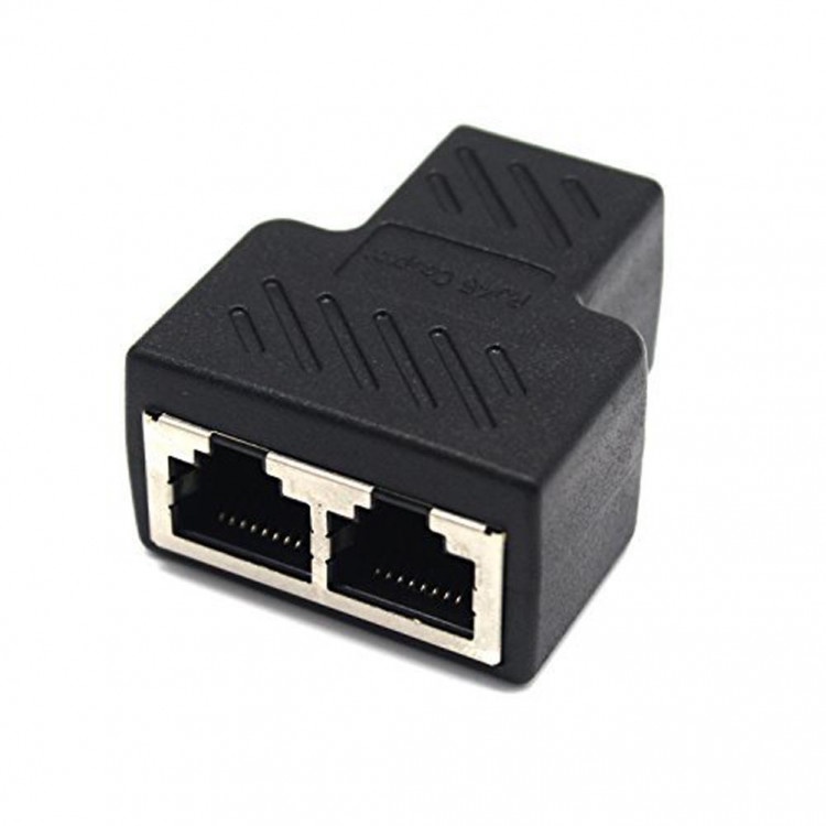 Đầu Nối Chia Mạng LAN RJ45 Từ 1 Ra 2 Cổng