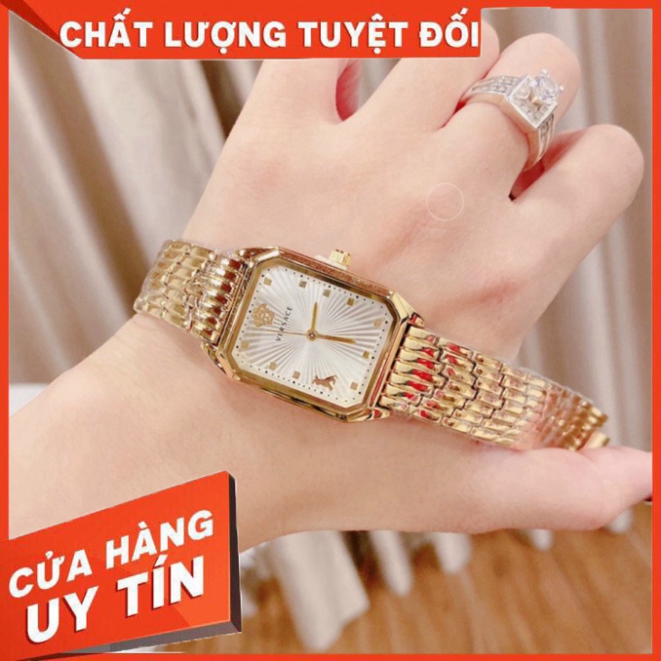 Đồng hồ nữ VERSACE dây kim loại bền đẹp không rỉ siêu hot, chống nước, bảo hành 12 tháng,hàng chất lượng bao đẹp