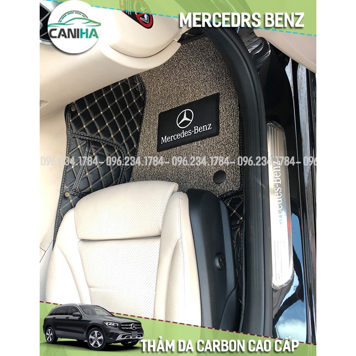 Thảm lót sàn ô tô 5D 6D Mercedes-Benz chống nước, không mùi, phủ kín 90% sàn xe