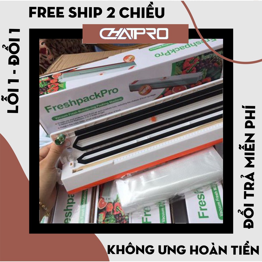 máy hút chân không Fresh Pack Pro, máy hút chân không kiêm hàn miệng túi thực phẩm cao cấp