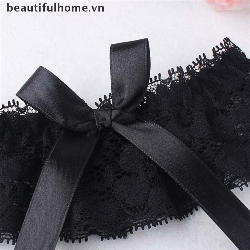 Dây Ruy Băng Ren Đeo Đùi Hình Bướm Có Thể Điều Chỉnh