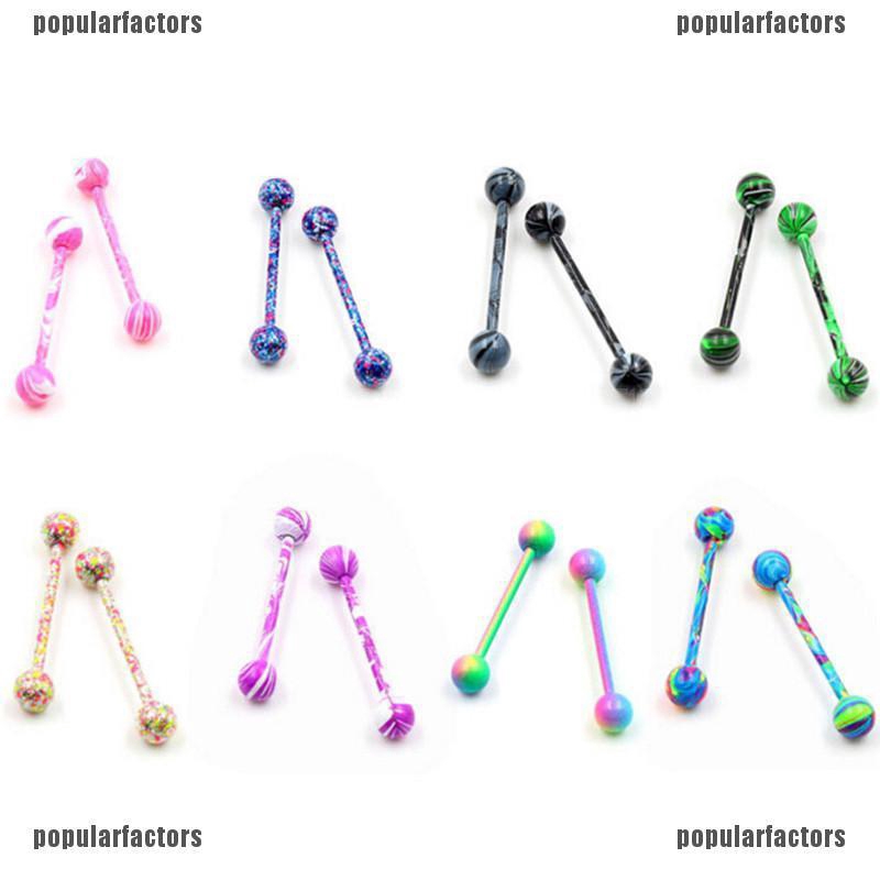 Bộ 10 Khuyên Xỏ Cơ Thể Bằng Thép Không Gỉ Cá Tính