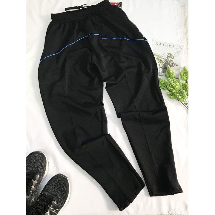 Quần dài nam từ 40-75kg thun dày co giãn 3 sọc màu olympic lai phối dây kéo - Hàng Tốt - QN71