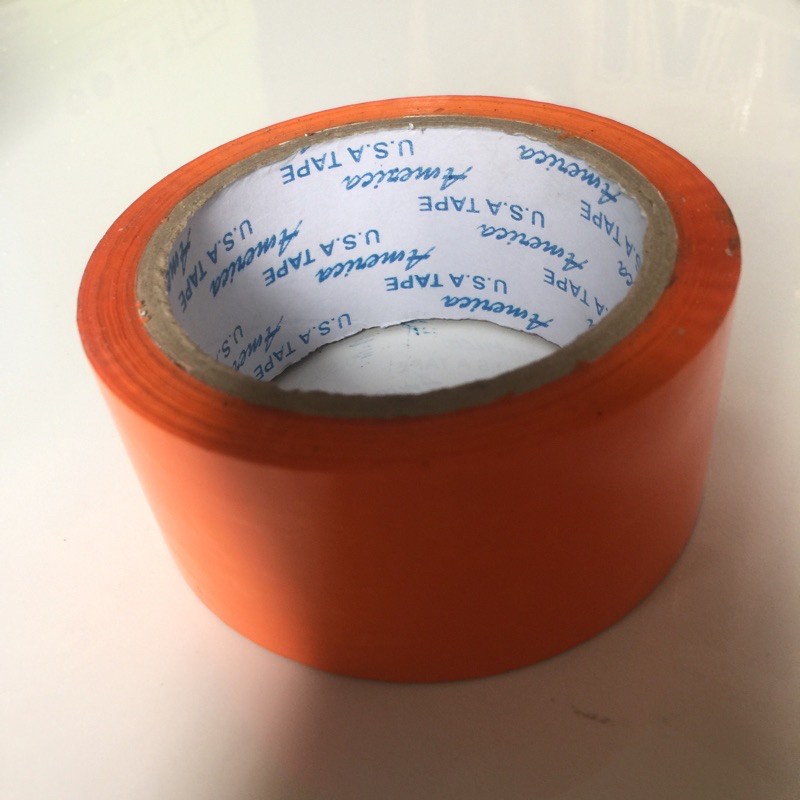 BĂNG KEO OPP MÀU CAM 48 MM