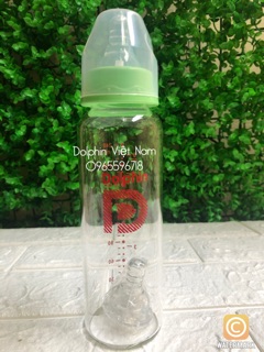 Bình sữa thuỷ tinh 120ml/240ml Dolphin