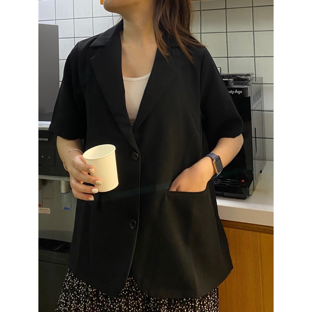 Áo Khoác Blazer, Áo Vest Nữ Ngắn Tay Phong Cách Hàn Quốc | BigBuy360 - bigbuy360.vn