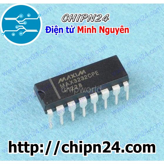 [3 CON] IC MAX3232 DIP-16 (MAX3232CPE 3232)