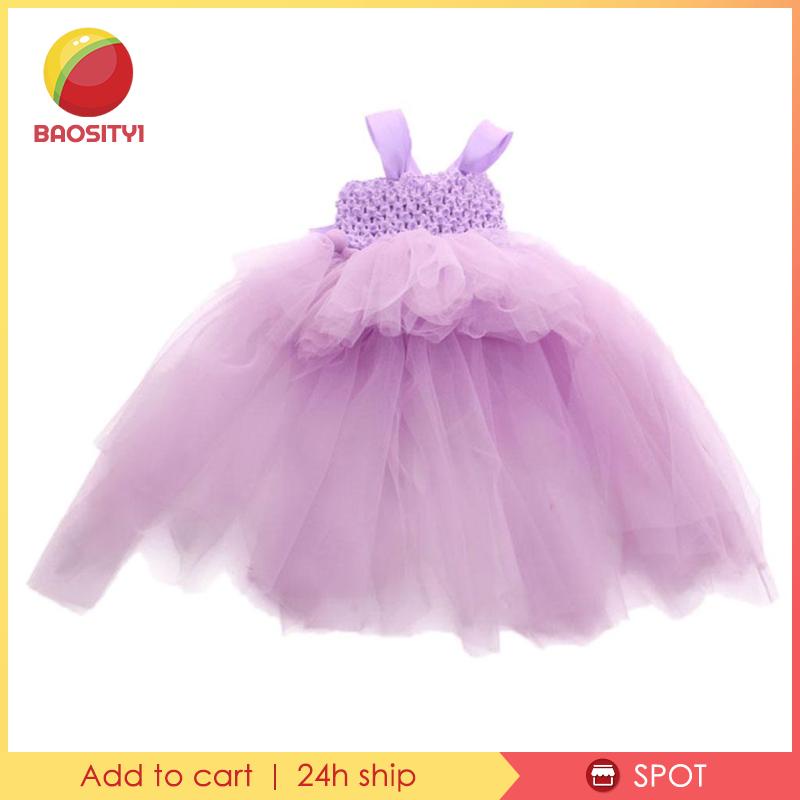 [Baosity1] Đầm Dài Không Đối Xứng Cho Búp Bê 18inch