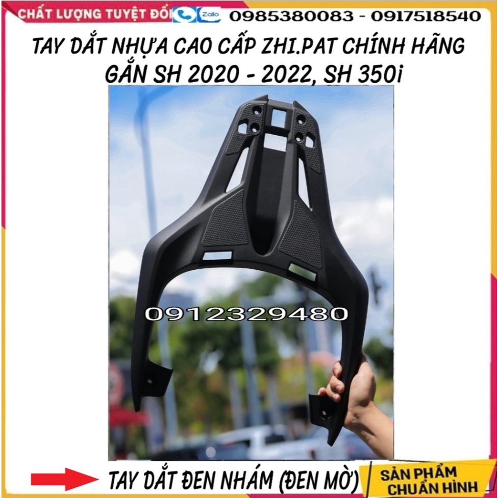 [Lead 2022] Tay Dắt Nhựa thời thượng Nguyên Khối Kiểu Ý Hàng Zhi.Pat hàng hiệu Gắn SH 350i, SH Việt 2020-2022, SH Ý 350i