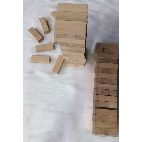 Bộ domino, thanh rút gỗ màu cho bé