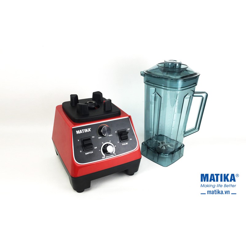 Máy xay đa năng công nghiệp Matika MTK-3152 Dung tích khủng 2L, công suất xay mạnh mẽ 1500W