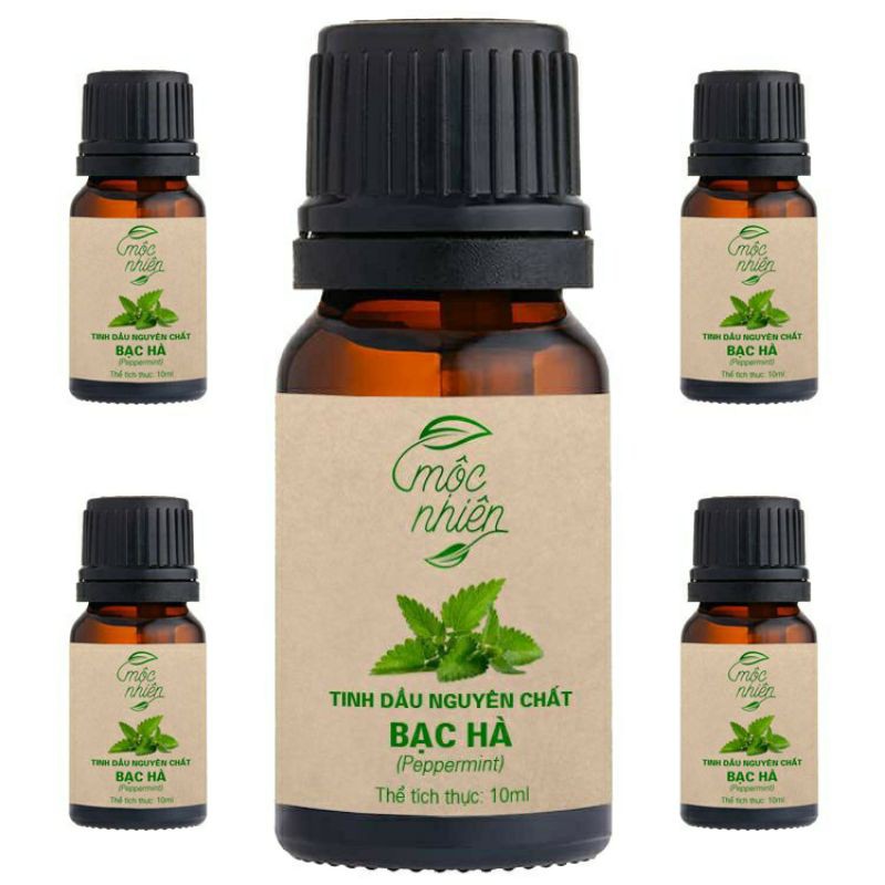 Tinh dầu bạc hà nguyên chất Mộc Nhiên 10ml