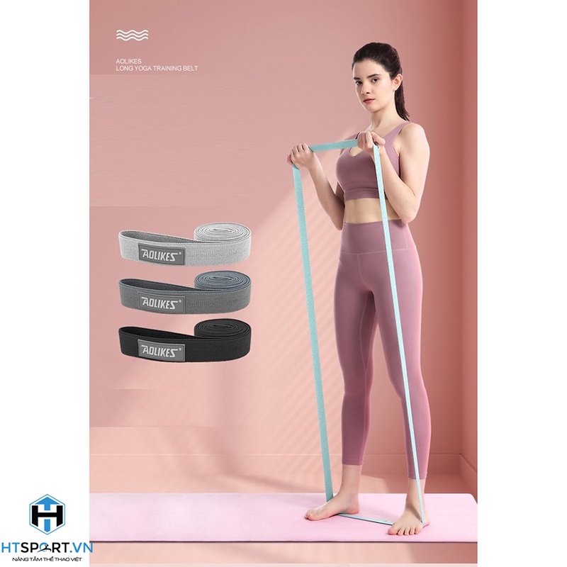 Dây Kháng Lực, Bộ 3 Dây Đàn Hồi Kháng Lực Tập Gym Yoga Đa Năng Aolikes AL3609 Chính Hãng