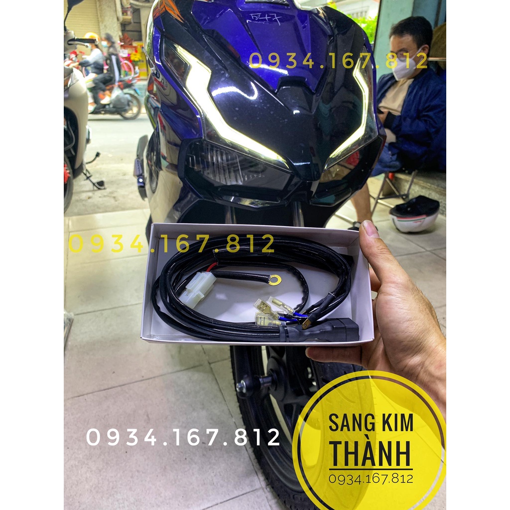 Bộ Mạch Relay Và 2 Kèn Còi Denso Cho Xe AB  Full GIắc Cắm