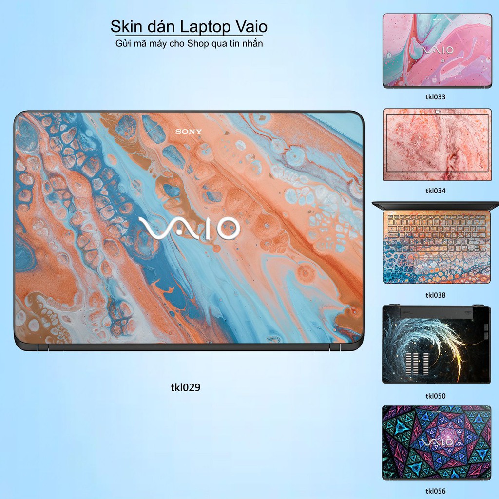 Skin dán Laptop Sony Vaio in hình thiết kế nhiều mẫu 6 (inbox mã máy cho Shop)