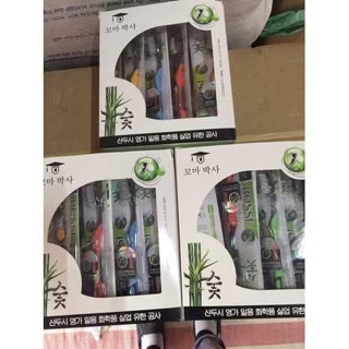 Combo 5 bàn chải than tre Hàn Quốc