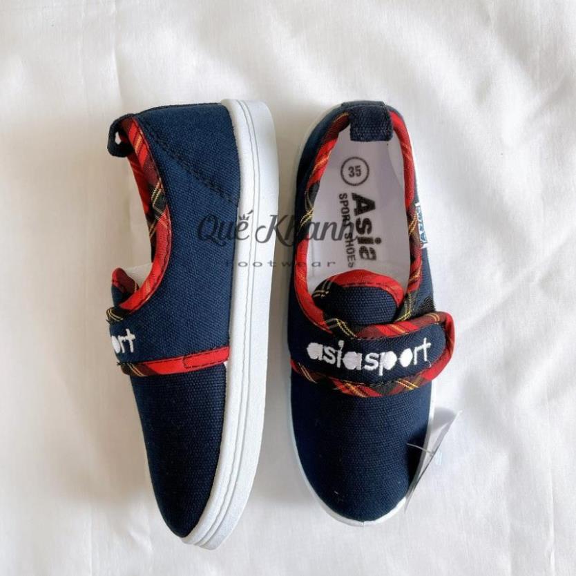 Giày thể dục xé dán Asia, Giày bata vải quai xé Asia, Giày chạy bộ Aisa Sport, Giày Asia học sinh _B%^ 🏈️