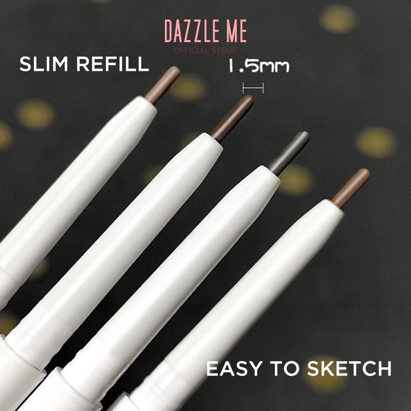 Chì Kẻ Lông Mày Hai Đầu Dazzle Me Lâu Trôi Chống Thấm Nước Cao Cấp 0.1g | BigBuy360 - bigbuy360.vn