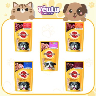 Pate Sốt Cho Cún Con, Cún Trưởng Thành Pedigree Gói 130g - YêuLu Shop