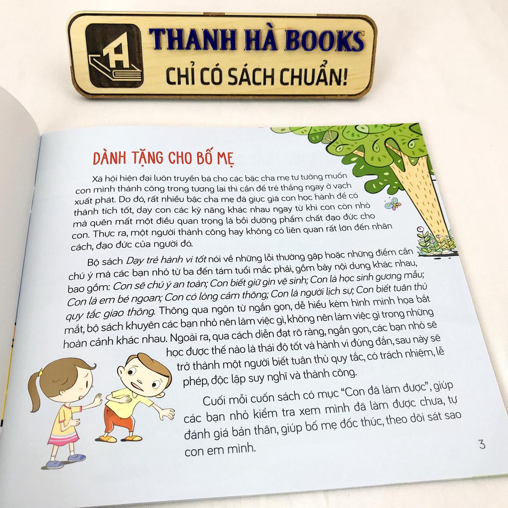 Sách - Dạy Trẻ Hành Vi Tốt (lẻ tùy chọn, dành cho trẻ 3-8 tuổi)