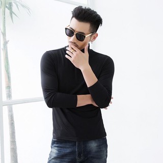 Áo giữ nhiệt nam Cao Cấp LYNS ,áo giữ nhiệt lót nỉ cổ 3 phân tôn dáng body dễ phối đồ.