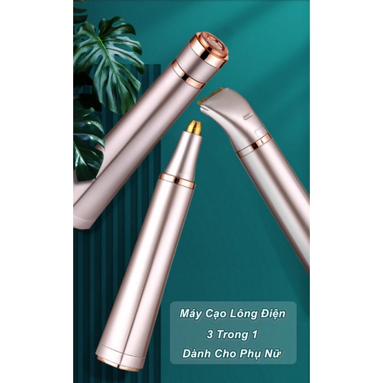 Máy Cạo Lông Mày 3in1 Dành Cho Phụ Nữ - Home and Garden