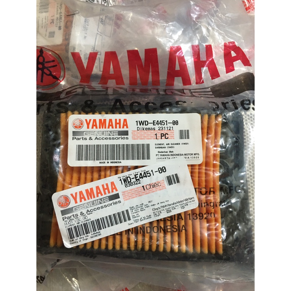 LỌC GIÓ MT-03 - R3. HÀNG CHÍNH HÃNG YAMAHA