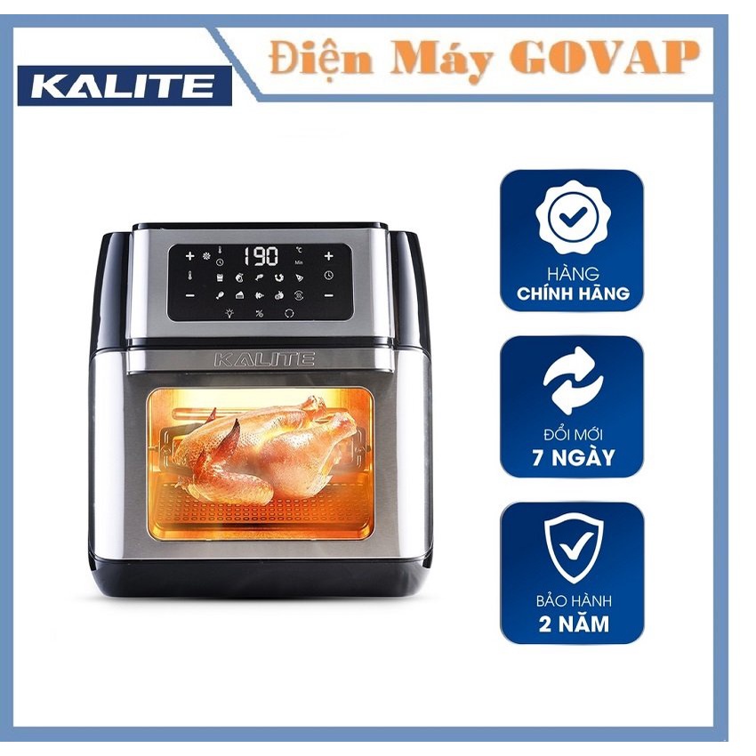 Nồi Chiên Không Dầu Kalite Q10, Công Suất 1800W, Dung Tích 10L, Hàng Chính Hãng