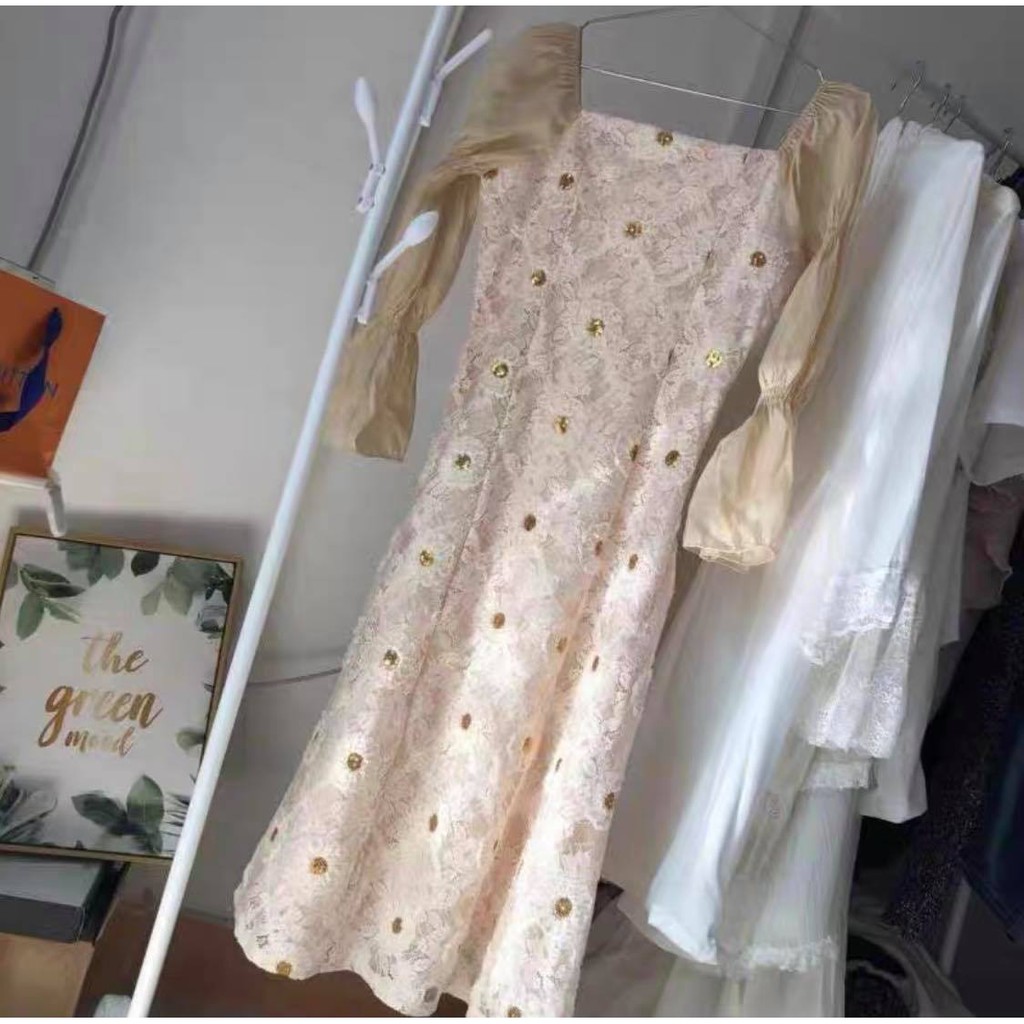Đầm Ren Thêu Dự Tiệc,Váy Ren Thêu Dự Tiệc Thiết Kế Cao Cấp Cho Nữ